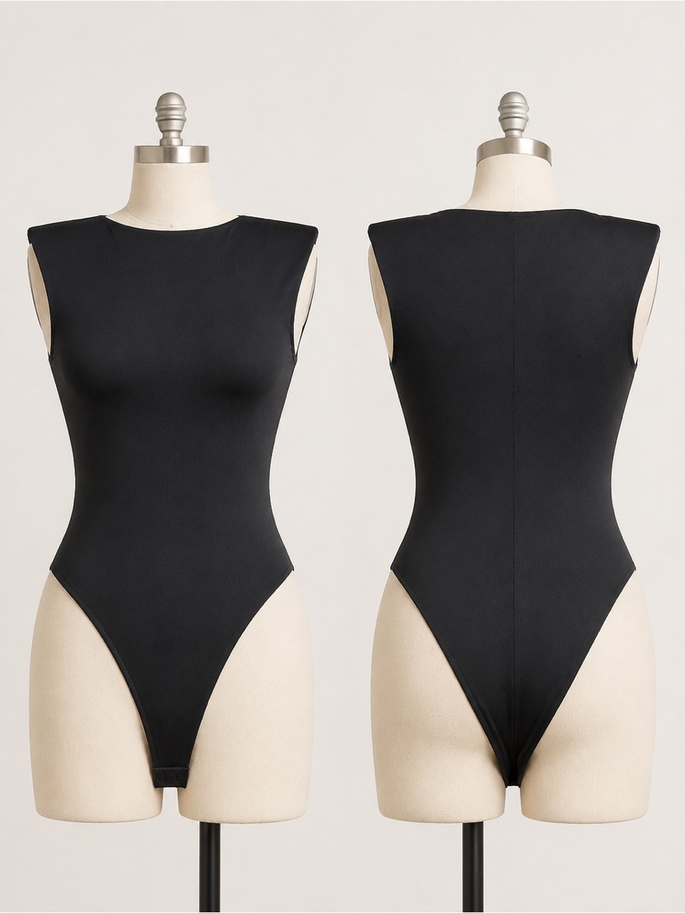 Zara Black Sleeveless Bodysuit